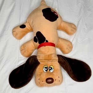 Pound Puppy Brown Tan Plush Stuffed Animal Toy Vintage Collectible